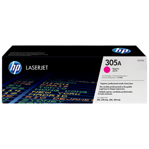 HP #305A Magenta Toner Cartridge - 2,600 pages
