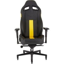 T2 Road Warrior Gaming Chair Black/Yellow High Back Desk/Office