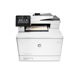 HP LASERJET COLOR MFP M477FDW 27PPM, FAX, WIFI, DUPLEX, SINGLE PASS DUPLEX SCAN, 1YR