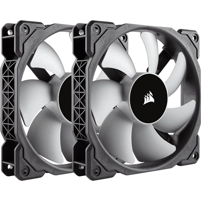 Corsair ML120 120mm Premium Magnetic Levitation Fan — Twin Pack!