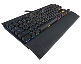 Corsair Gaming K65 LUX RGB Compact Mechanical Keyboard, Backlit RGB LED, Cherry MX RGB Red