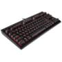 Corsair CH-9115020-NA, K63 Compact Mechanical Gaming Keyboard, Backlight Red LED, Cherry MX Red, Wired USB 2.0 Type-A, 87 Matrix keys, 2 Years, COR KBD K63-COMPACT-MECH-CHERRY-MX-RED