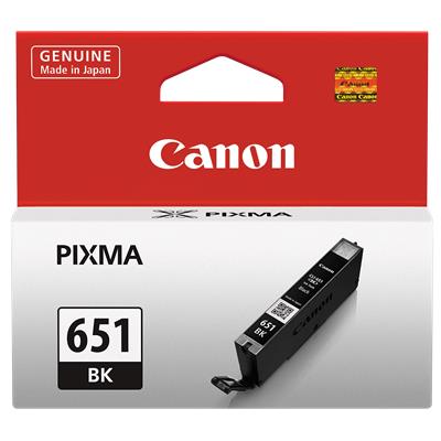 Canon CLI651BK Black Ink Cartridge - GENUINE
