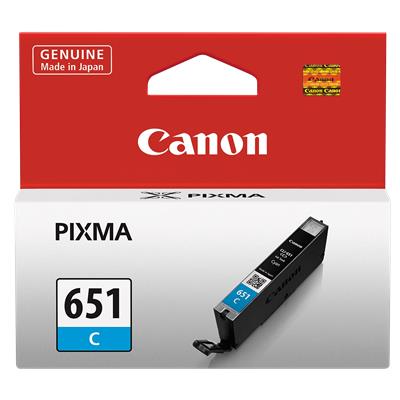 Canon CLI651C Cyan Ink Cartridge - GENUINE