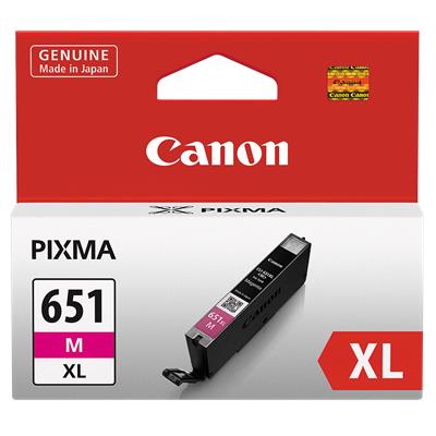 Canon CLI651XLM Magenta Extra Large Ink Cartridge - GENUINE