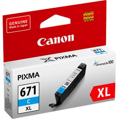 Canon CLI671XLC Cyan Extra Large Ink Tank