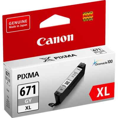 Canon CLI671XLGY Grey Extra Large Ink Tank