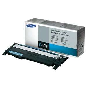 Samsung CLT-C406S/SEE CLT-C406S Cyan Toner (1K) - GENUINE