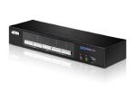 Aten 2 x 4 Port USB DVI/HDMI HD Matrix KVM Switch with Audio and USB 2.0 Hub - Cables Included