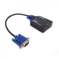Simplecom CM201 VGA to HDMI Converter Full HD• With VGA cable USB Power Cable and 3.5mm Audio Cable