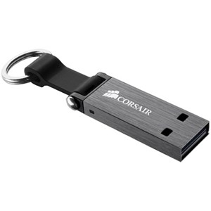 Corsair Flash Voyager Mini 32GB USB 3.0 Flash Drive - Key-Ring Size Plug and Play