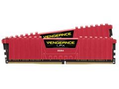 Corsair DDR4, 2400MHz 8GB 2x 288 DIMM, Unbuffered, 14-16-16-31, Vengeance LPX Red Heat spreader, 1.20V, XMP 2.0, Supports 6th Intel CoreT i5/i7