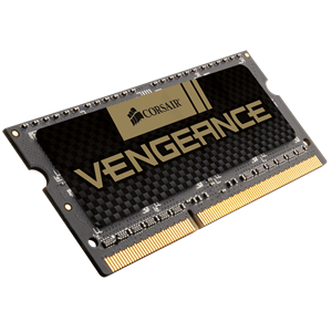 Corsair 4GB (1x4GB) DDR3 SODIMM 1600MHz Vengeance Black 1.5V Notebook Memory RAM