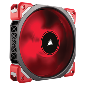 Corsair ML120 PRO LED, Red, 120mm Premium Magnetic Levitation Fan