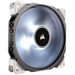 Corsair ML140 PRO LED, White, 140mm Premium Magnetic Levitation Fan