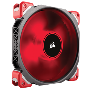 Corsair ML140 PRO LED, Red, 140mm Premium Magnetic Levitation Fan