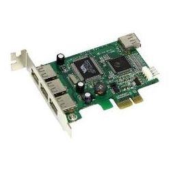 Condor PCIe USB2.0 3 Ext 1 Int, Full Height