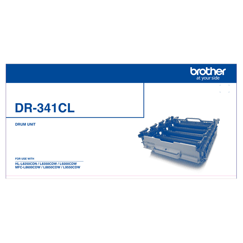 Brother DR-341CL Drum Unit- to suit HL-L8250CDN/8350CDW/L9200CDW MFC-L8600CDW/L8850CDW/L9550CDW - 25000 Pages