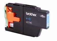 Brother LC-73C Cyan High Yield Ink- DCP-J525W/J725DW/J925DW, MFC-J6510DW/J6710DW/J6910DW/J5910DW/J430W/J432W/J625DW/J825DW - up to 600 p