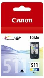 Canon CL511 FINE Colour Std Yl Suits MP240, MP480,MX320,MX330