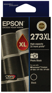 Epson 273XL High Cap Photo Blk For XP-600, XP-700, XP-800