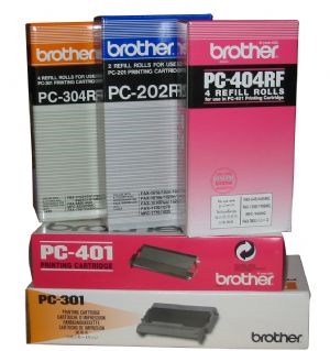 Brother PC402RF Refill Rolls 2 x Thermal Refill Rolls