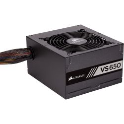 Corsair 650W VS Series V2, VS650, Active PFC, 80 PLUS White Certified Power Supply