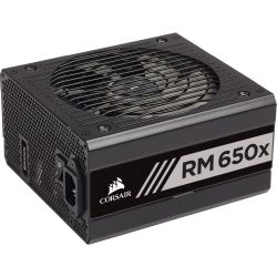 Corsair CP-9020178-AU, RM650X, 650W, 80 Plus Gold, Fully Modular, Fan: 140mm, ATX, MTBF: 100,000 Hours, 10 Year Warranty, COR PSU 650W-CMPSU-RM650X-V2