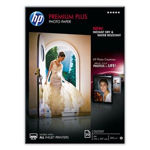 HP CR672A Premium Plus Glossy Photo Paper A4 20 Sheets