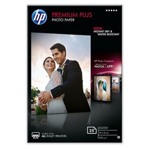 HP CR677A Premium Plus Glossy Photo Paper 25 Sheet 10 x 15