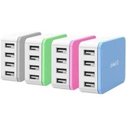 Orico 4-Port USB Charger - Pink