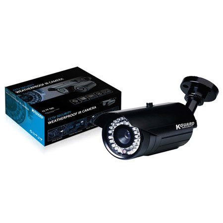 KGUARD CCTV Security Weatherproof IR Camera - 1/3`` HAD CCD 540TV Lines, 42IR LEDs, 16mm,(Not include Power Adapter)