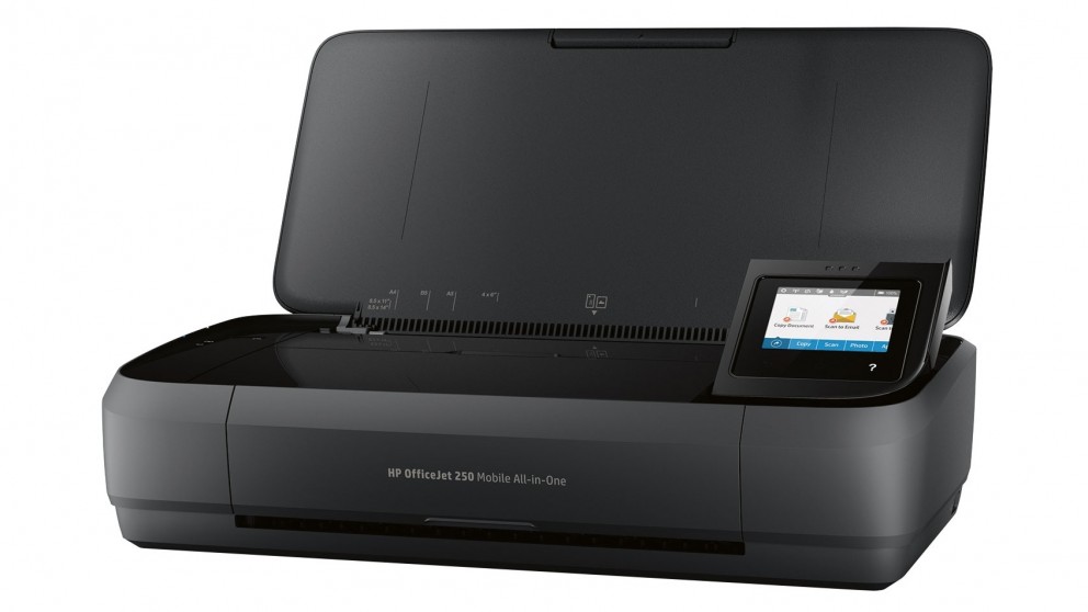 HP OfficeJet 250 Mobile All-in-One Printer, Wireless, Print, Copy and Scan, 700MHZ, 256MB, USB, 3.06 kg with Battery