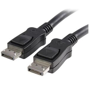 StarTech DISPL50CM, 0.5m DisplayPort Cable with Latches - M/M - 50cm DP Cable - 50cm DisplayPort Cable, STT CAB DP-M-M-0.5M