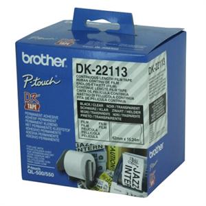 Brother DK-22113 Clear Continuous Film Roll 62mm x 15.24m