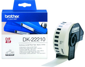 Brother DK-22210 White Continuous Paper Roll 29mm x 30.48m