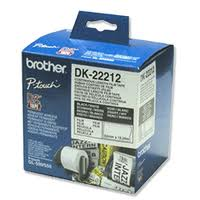 Brother DK-22212 White Continuous Film Roll 62mm x 15.24m