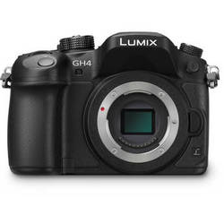 Panasonic DMC-GH4KBODYLumix DMC-GH4 Mirrorless Micro Four Thirds Digital Camera (Body Only)