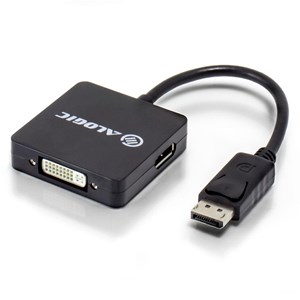 ALOGIC 3-in-1 DisplayPort to DisplayPort HDMI DVI Adapter - Male to 3-Female - MOQ:3