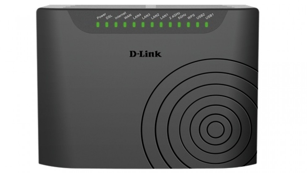 D-Link Dual Band Wireless AC750 VDSL2+/ADSL2+ Modem Router