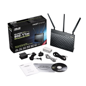 Asus DSL-AC68U Dual Band Wireless AC1900 Gigabit ADSL2+ VDSL Modem Router
