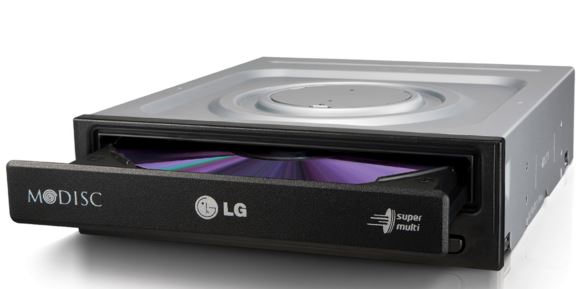 LG GH24NSD1 24x SATA Internal DVD Drive Burner - Silent Play Jamless Play Power2Go