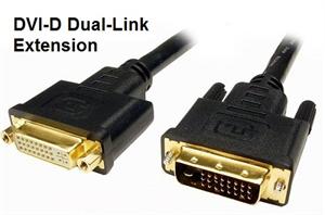8Ware DVI-DDE2 DVI-D Dual Link Extension M-F Cable 2m