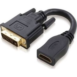 ALOGIC 15cm DVI-D (M) to HDMI (F) Adapter Cable - Male to Female - MOQ:8