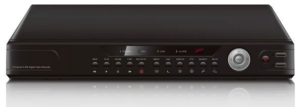 SIGNAGEiT 4 CH DVR H.264 PAL,Display:D1(704*576) Record:D1@100fps, 1XSATA,No HDD