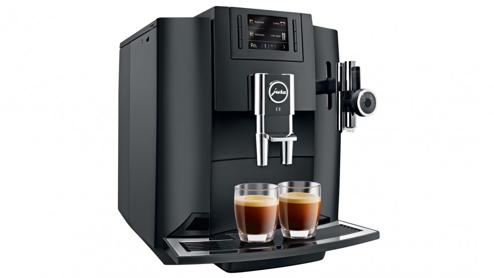Jura E8 Automatic Coffee Machine - Piano Black