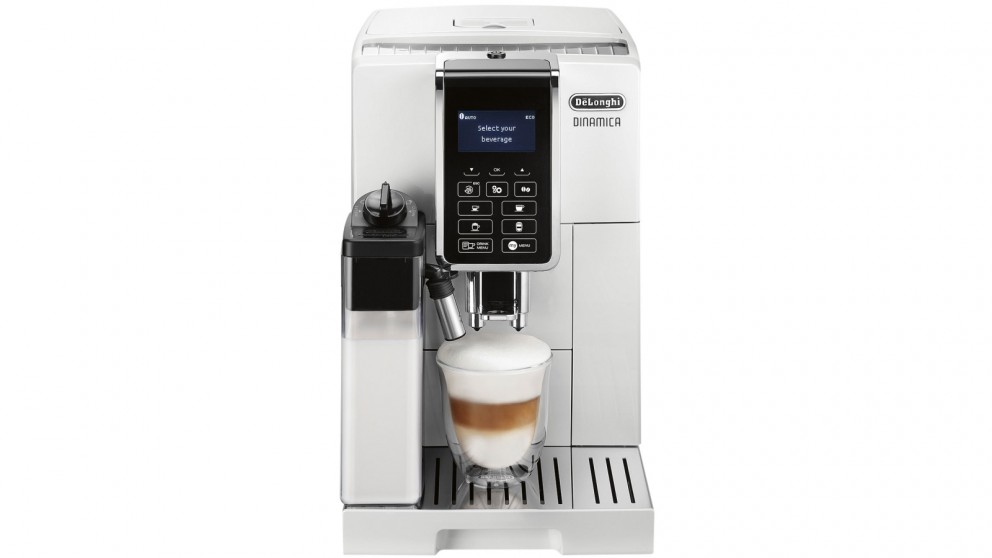 DeLonghi Dinamica Coffee Machine - White