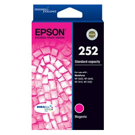 252 STD CAPACITY DURABRITE ULTRA MAGENTA INK FOR W/FORCE PRO WF-3620 3640 7610 7620