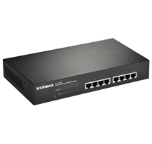 Edimax Network ES-1008P 8 Port PoE 10/100mbps Fast Ethernet Switch Retail