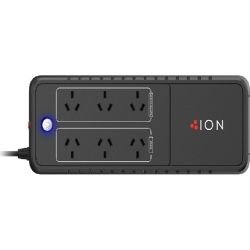 ION UPS ION F10-850VA Surge Power Board UPS, 6x AU Outlet (3 Surge, 3 Power Protection), 2yr Wty